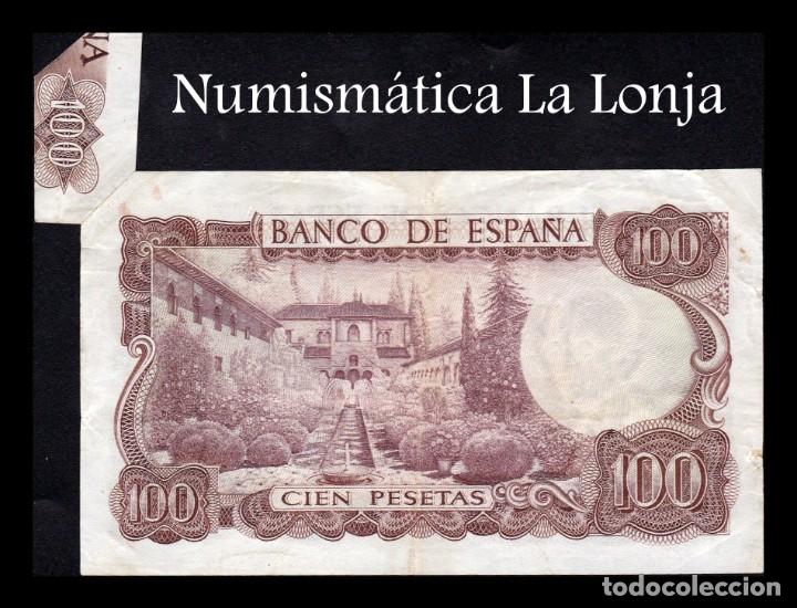 Billetes espa&ntilde;oles: Espa&ntilde;a Error 100 Pesetas Falla 1970 Pick 152 MBC VF - Foto 4