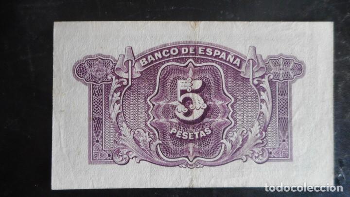 Billetes espa&ntilde;oles: 5 PESETAS 1935 EBC - Foto 2