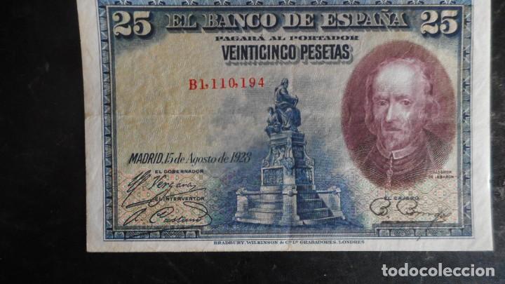 Billetes espa&ntilde;oles: 25 PESETAS 1928 MBC+/EBC - Foto 1