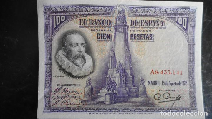 Billetes espa&ntilde;oles: 100 PESETAS 1928 EBC+/SC- - Foto 1