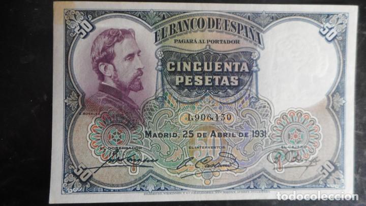 Billetes espa&ntilde;oles: 50 PESETAS 1931 EBC+ - Foto 1