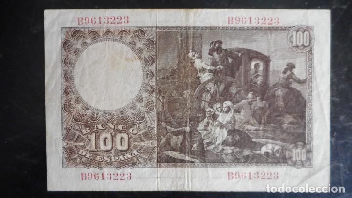 Billetes espa&ntilde;oles: 100 PESETAS 1948 MBC - Foto 2