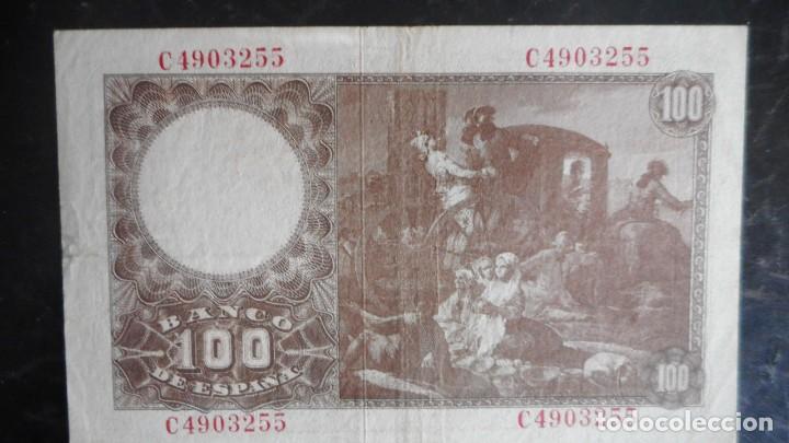 Billetes espa&ntilde;oles: 100 PESETAS 1948 MBC - Foto 2