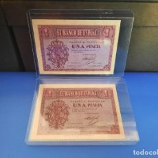 Billetes españoles: BILLETES 1937 DE 1 PESETA DE BURGOS