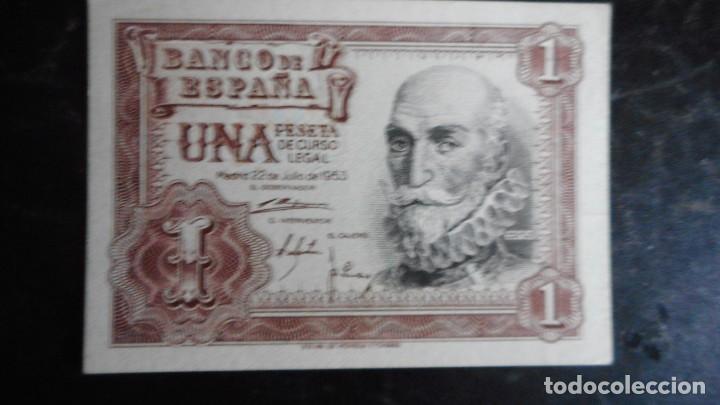 Billetes espa&ntilde;oles: 1 PESETA 1953 . SC - Foto 1