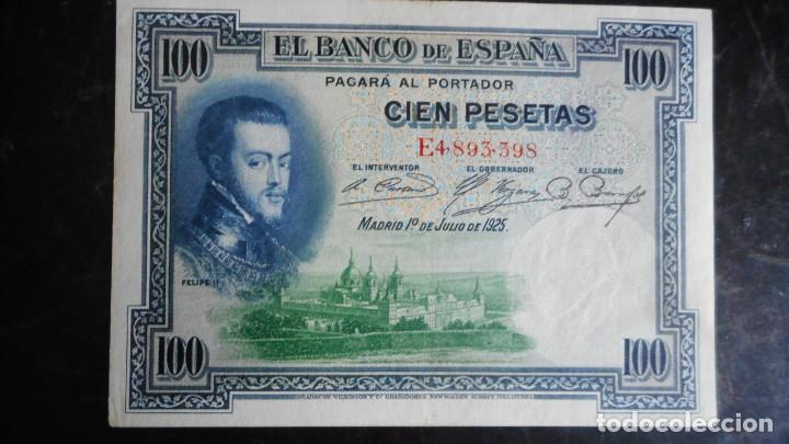 Billetes espa&ntilde;oles: 100 PESETAS 1925 EBC+ - Foto 1