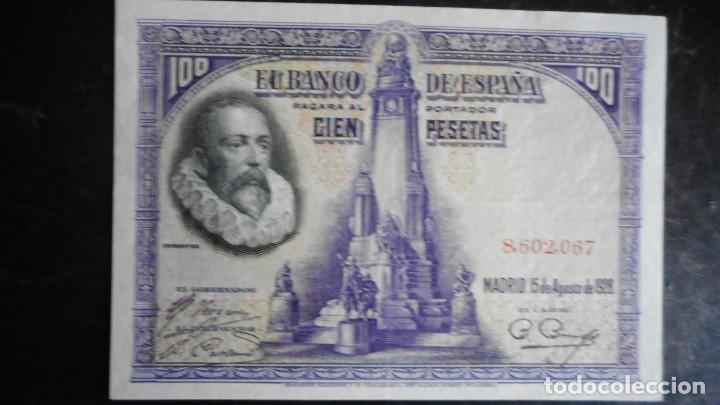 Billetes espa&ntilde;oles: 100 PESETAS 1928 EBC+ - Foto 1