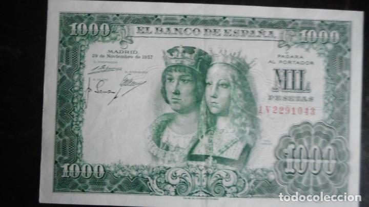Billetes espa&ntilde;oles: 1000 PESETAS 1957 EBC+ - Foto 1
