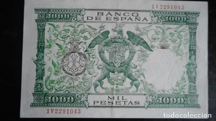 Billetes espa&ntilde;oles: 1000 PESETAS 1957 EBC+ - Foto 2