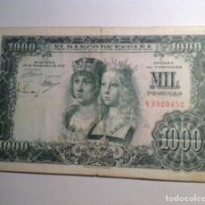 Billetes españoles: BILLETE 1000 MIL PESETAS..1957.. REYES CATOLICOS..CON SERIE.. MBC +.. Lote 240444410