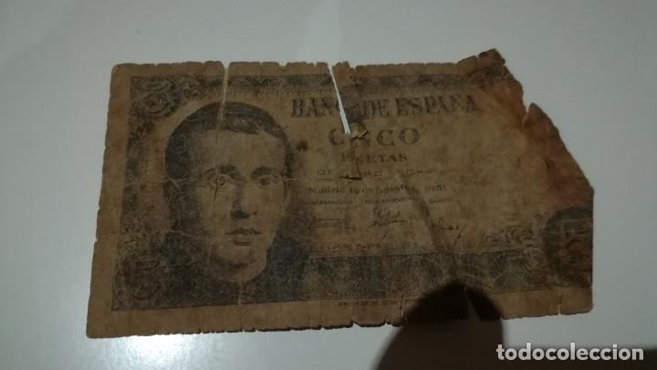 Billetes espa&ntilde;oles: BILLETES DE 5 PESETAS - Foto 6