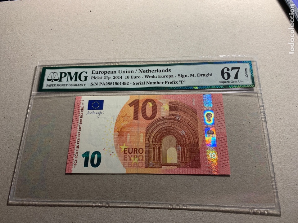 billete 10 euros - serie europa 2014 - m. dragh - Compra venta en  todocoleccion