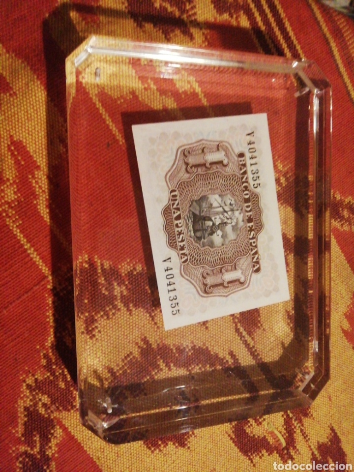 Billetes espa&ntilde;oles: Billete de una peseta - Foto 3