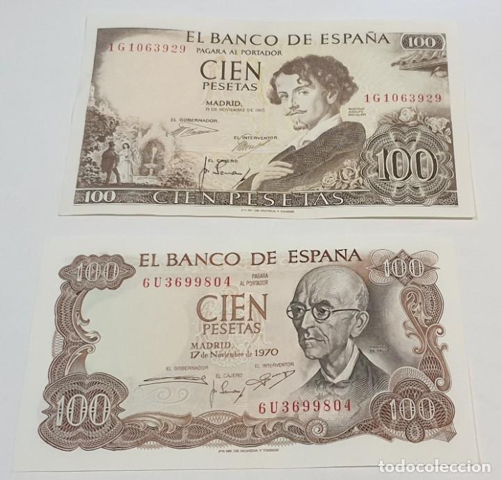 Billetes espa&ntilde;oles: Lote billetes 100 pesetas - Foto 1