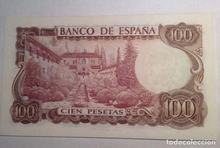 Billetes espa&ntilde;oles: Cien 100 PESETAS MANUEL DE FALLA.1970..sin circular - Foto 2