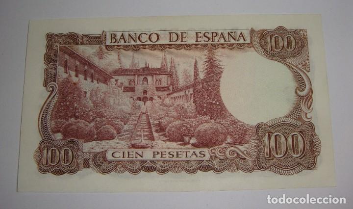 Billetes espa&ntilde;oles: 100 Pesetas. Falla. 1970. Serie 7M. - Foto 2