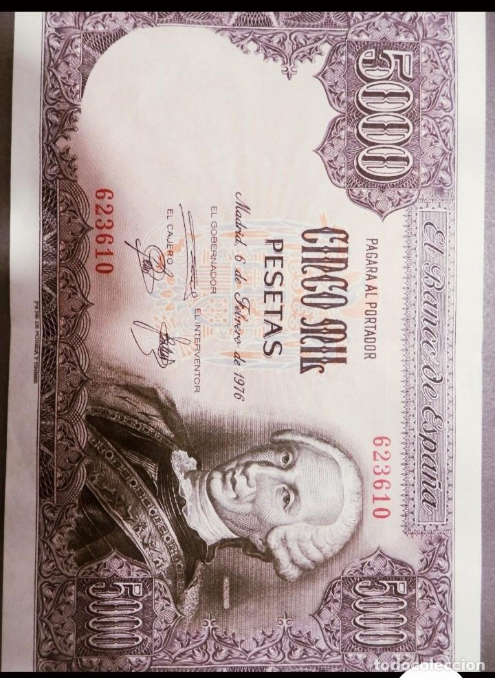 billete 5000 pesetas sin circular sin letra en - Comprar Billetes