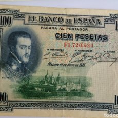 Billetes españoles: BILLETE DE ESPAÑA 100 PTS 1925 SERIE F