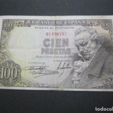 Billetes españoles: 100 PESETAS DE 1946 SIN SERIE-757 ESCASO