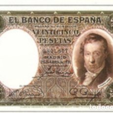 Billetes españoles: 25 PESETAS 1931 VICENTE LOPEZ S/C- REF 2753. Lote 303630298