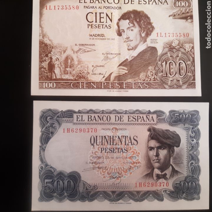 Billetes espa&ntilde;oles: 12 BILLETES ESTADO ESPA&Ntilde;OL - Foto 10