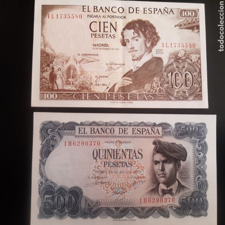 Billetes espa&ntilde;oles: 12 BILLETES ESTADO ESPA&Ntilde;OL - Foto 11