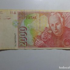 Billetes españoles: BILLETE 2000 PESETAS. ESPAÑA 1992. Lote 270962833