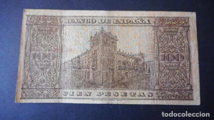 Billetes espa&ntilde;oles: 100 PESETAS 1938 MBC- - Foto 2