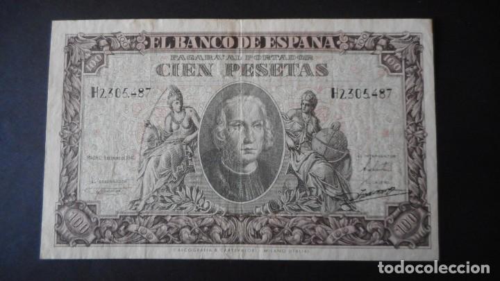 Billetes espa&ntilde;oles: 100 PESETAS 1940 MBC+ - Foto 1