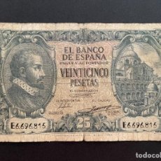 Billetes españoles: 25 PESETAS 1940 L-25. Lote 276720493