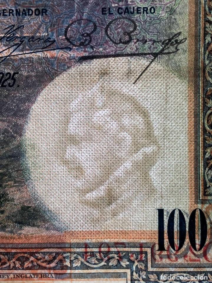 Billetes espa&ntilde;oles: Billete 100 pesetas 1925 - Foto 5
