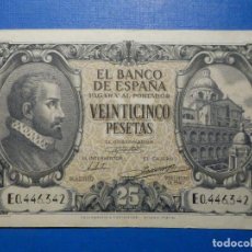 Billetes españoles: BILLETE 25 PTS - PESETAS - 1940 9 ENERO ESTADO ESPAÑOL MILANO. Lote 34263742