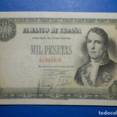 Billetes españoles: BILLETE 1000 PTS PESETAS - AÑO 1949 - 4 DE NOVIEMBRE - ESTADO ESPAÑOL - D RAMÓN DE SANTILLÁN. Lote 34263543