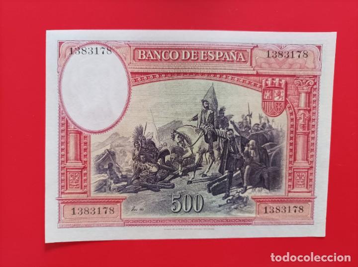 Billetes espa&ntilde;oles: 500 pesetas 1935 sin circular- - Foto 2