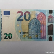 Billetes españoles: 20 EUROS DEL AÑO 2015 DE LA TERCERA FIRMA DRAGHI DE LA V ESPAÑOLA SIN CIRCULAR/PLANCHA. Lote 289268833