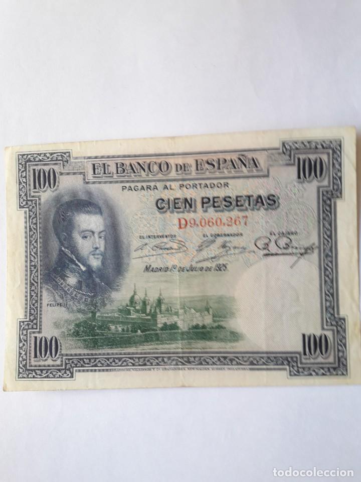 Billetes espa&ntilde;oles: ESPA&Ntilde;A BILLETE DE 100 PESETAS DE 1925 - Foto 1