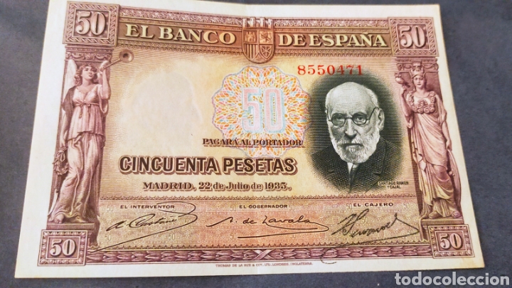 Billetes espa&ntilde;oles: DOS BILLETES CORRELATIVOS de 50 pesetas de 1935