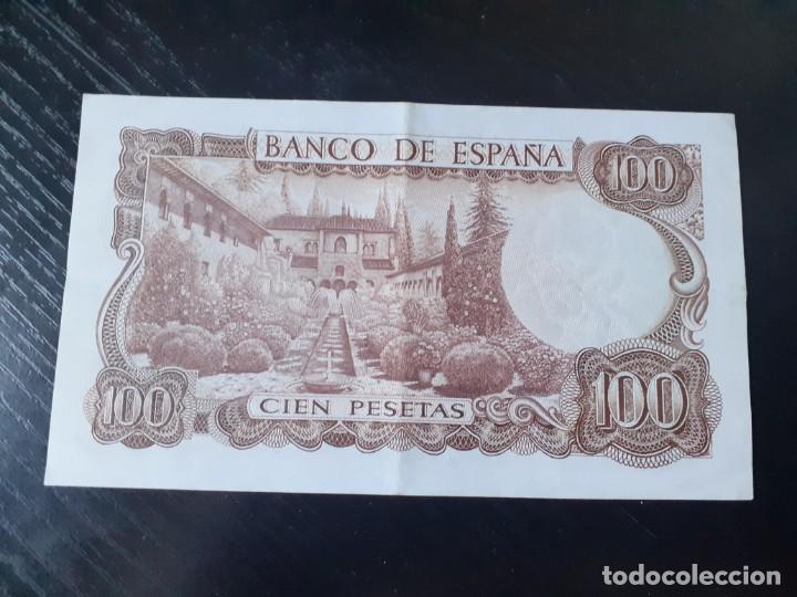 Billetes espa&ntilde;oles: billete 100 pesetas Manuel de Falla - Foto 2