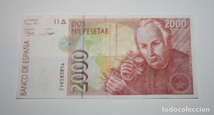 Billetes espa&ntilde;oles: BILLETE DE 2000 PESETAS 1992 SERIE 2V - Foto 1