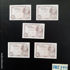 Billetes españoles: BILLETES DE 1 PESETA,1948,BANCO DE ESPAÑA. Lote 298922543