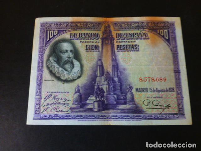 Billetes espa&ntilde;oles: BILLETE 100 PESETAS 1928 - Foto 1