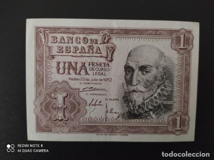 1 PESETA DE 1953....MUY BONITO.....ES EL DE LAS FOTOS (Numismática - Notafilia - Billetes Españoles)
