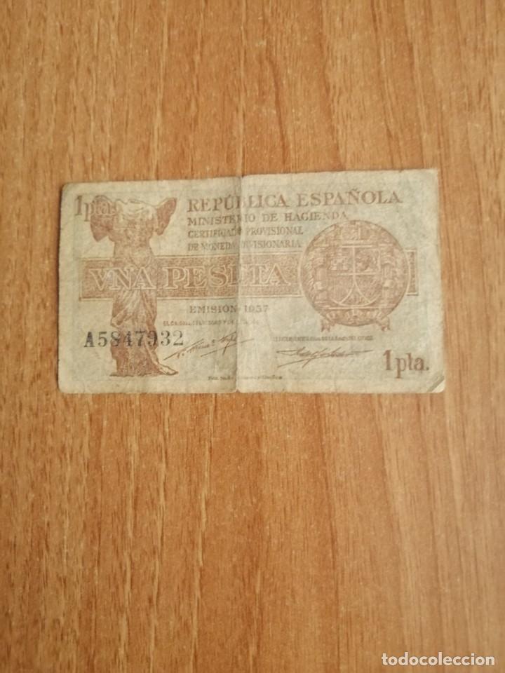 Billets espagnols: BILLETE DE UNA PESETA 1937 REPUBLICA ESPA&Ntilde;OLA