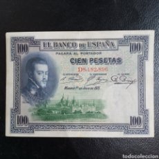Billetes españoles: BILLETE DE CIEN PESETAS AÑO 1925. BANCO DE ESPAÑA.