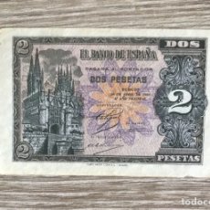 Billetes españoles: BILLETE 2 PESETAS 1938. SERIE D