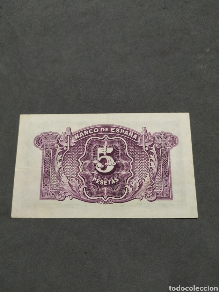 Billetes españoles: Billete de 5 pesetas de 1935 - Foto 2 - 304527918