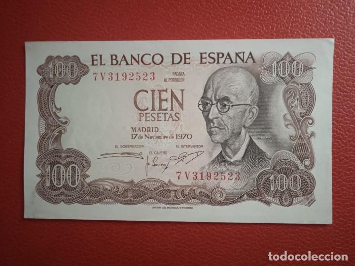 Billetes espa&ntilde;oles: BILLETE 100 PTAS MANUEL DE FALLA 1970. - Foto 1