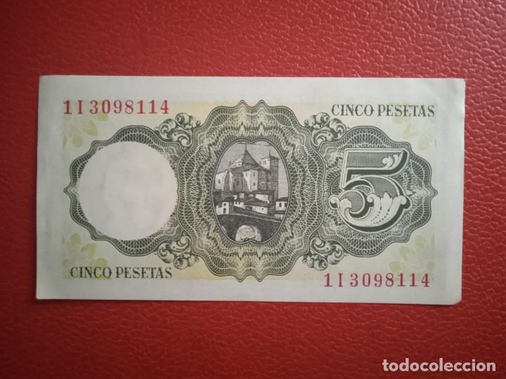 Billetes espa&ntilde;oles: BILLETE 5 PTAS A&Ntilde;O 1951. - Foto 2