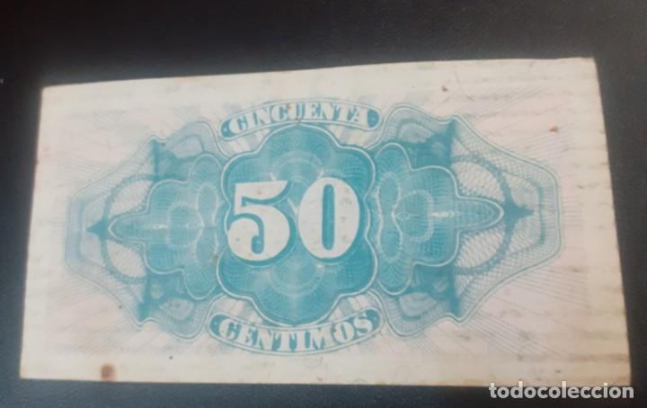 Billetes espa&ntilde;oles: Billete de 50cms de la Republica EBC - Foto 2