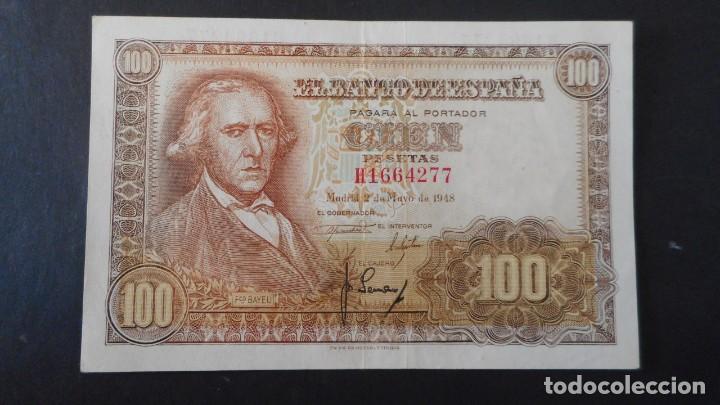 Billetes espa&ntilde;oles: 100 PESETAS 1948 EBC+ - Foto 1